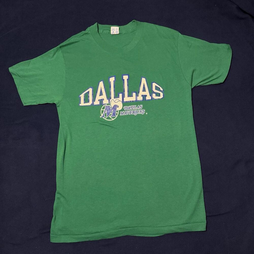 80 90S Champion  Dallas Mavericks Graphic Tee Kids arge